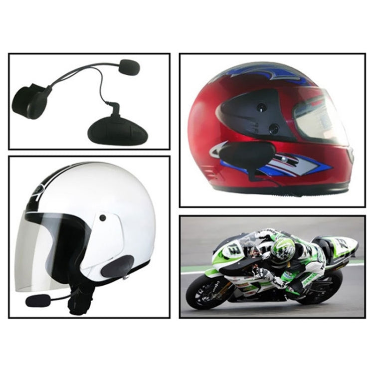M1 Motorcycle Helmet Bluetooth Intercom Headset, Distance: 100m