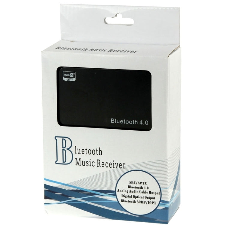 TS-BTAD01 Portable Bluetooth 4.0 Music Receiver, Support SBC/APTX Bluetooth A2DP/IOPT Digital Optical Output