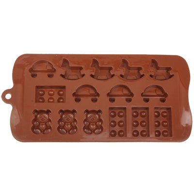 Cute Cartoon Style Silica Gel Fondant Cake Mold