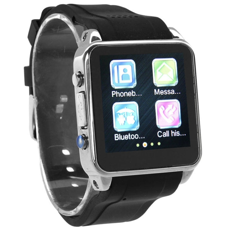 TW208+ GSM Smart Watch Phone, Anti-lost Function / Remote Camera / Bluetooth / NFC, Network: 2G(Black)