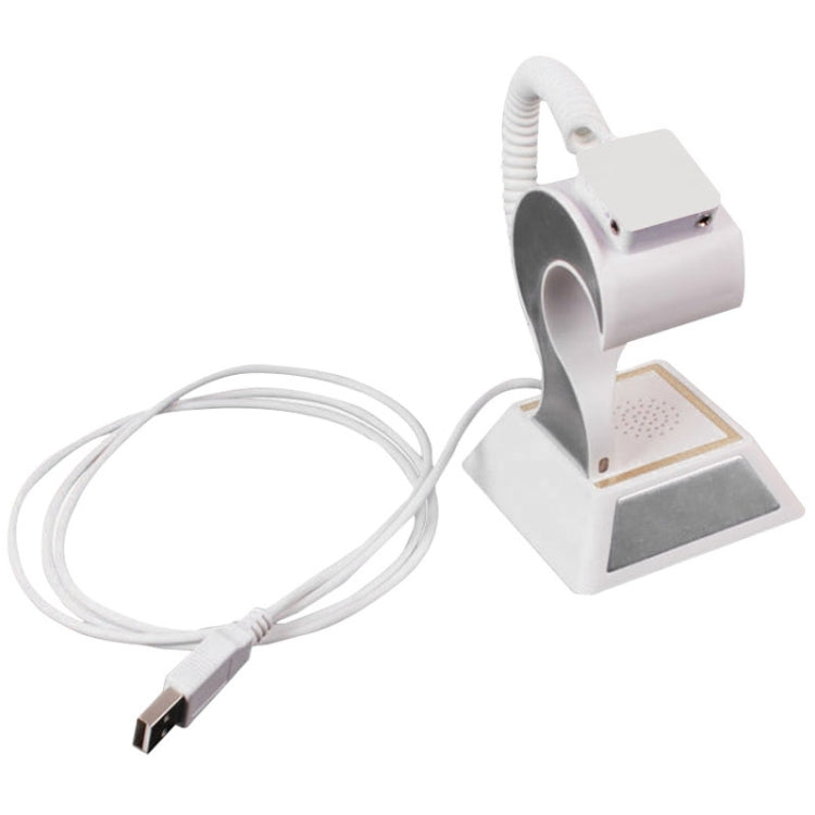 Anti-Theft Security Alarm Charging Display Stand for Watch(White)