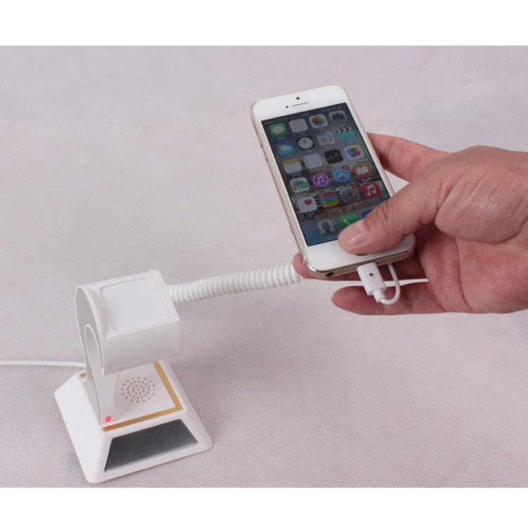 Anti-Theft Security Alarm Charging Display Stand for Watch(White)