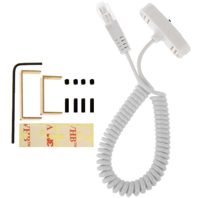 Anti-Theft Security Alarm Charging Display Stand for Watch(White)