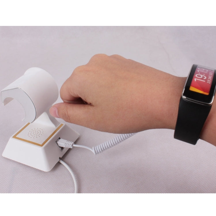 Anti-Theft Security Alarm Charging Display Stand for Watch(White)
