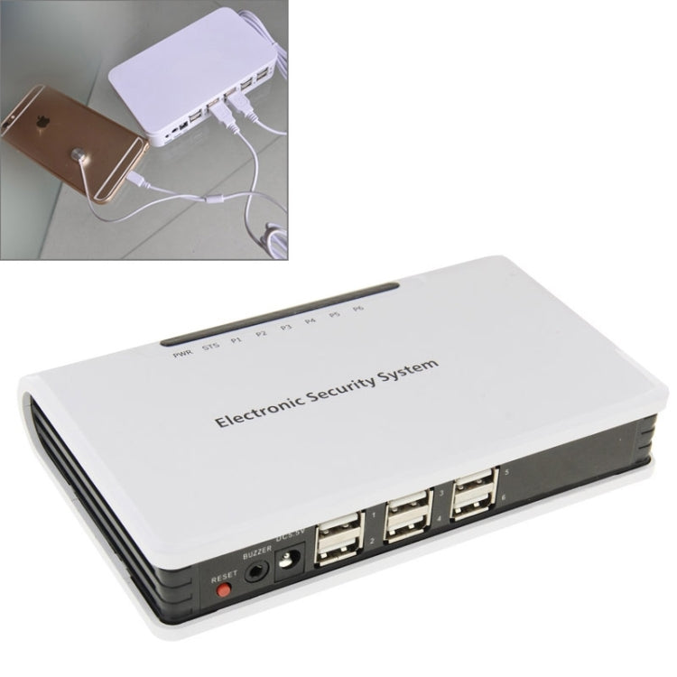 6 in 1 Anti-theft Alarm Electronic Security System(White)