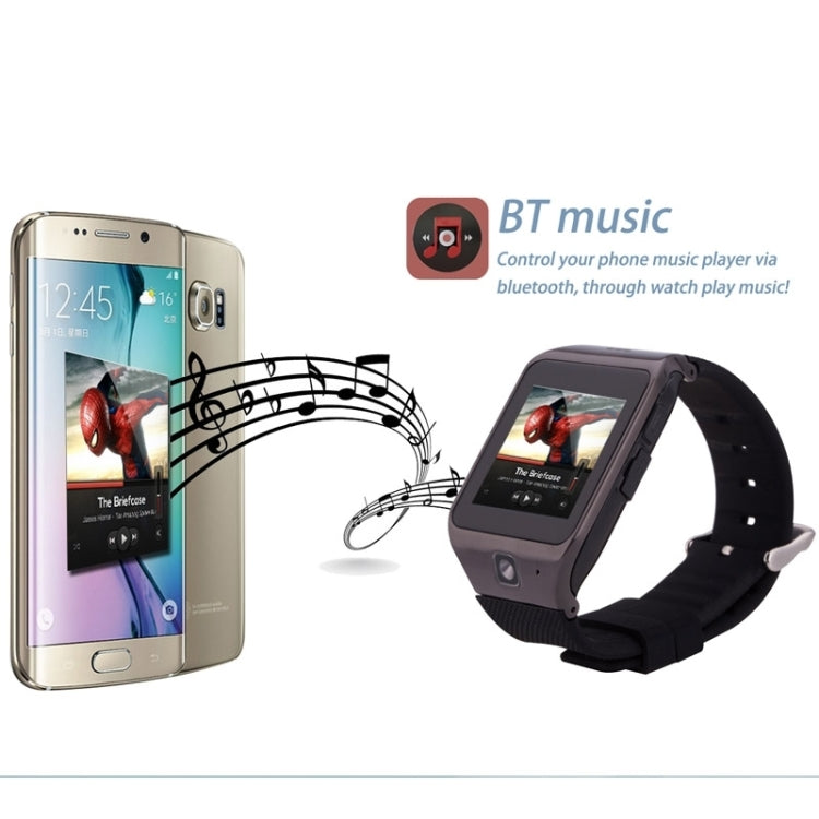 UHAPPY UW1 Smart Watch 1.55 inch Capacitive Touch Screen Watch Phone, Support Fitness Function / Pedometer / Sedentary Remind / Sleep Monitor / NFC / GSM
