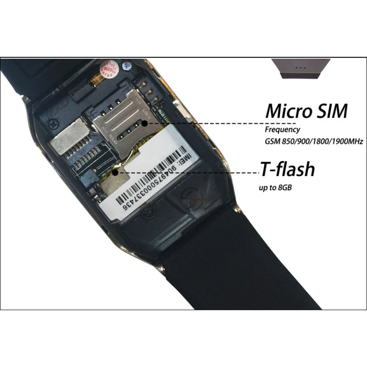 UHAPPY UW1 Smart Watch 1.55 inch Capacitive Touch Screen Watch Phone, Support Fitness Function / Pedometer / Sedentary Remind / Sleep Monitor / NFC / GSM