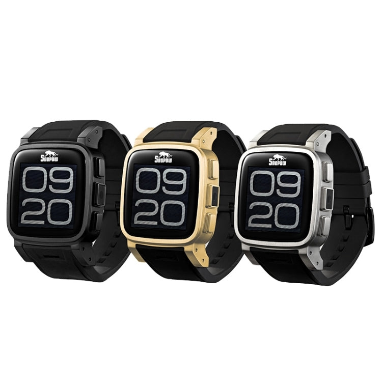 SNOPOW W1 GSM / GPRS Smart Watch Phone, IP68 Waterproof, NUCLEUS, 2.0MP Camera / Bluetooth V3.0 / Pedometer / Sleep Monitoring, Network: 2G(Gold)