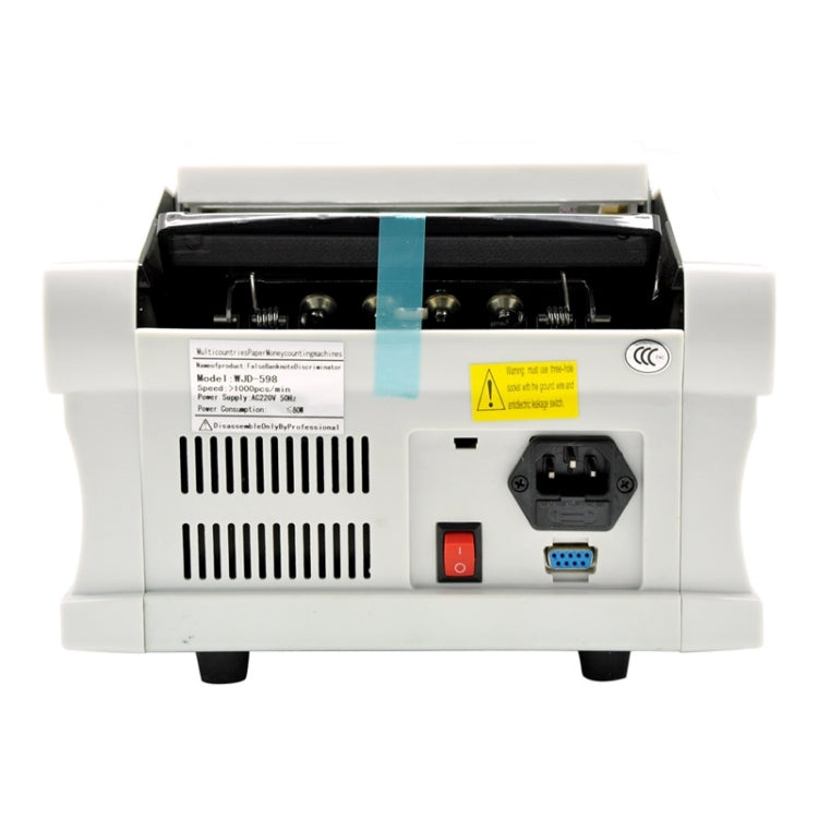 YBC-598 Portable Multi Paper Currency Counting Detecting Machine Financial Equipment Money Counter, with UV + MG + IR+SIZE
