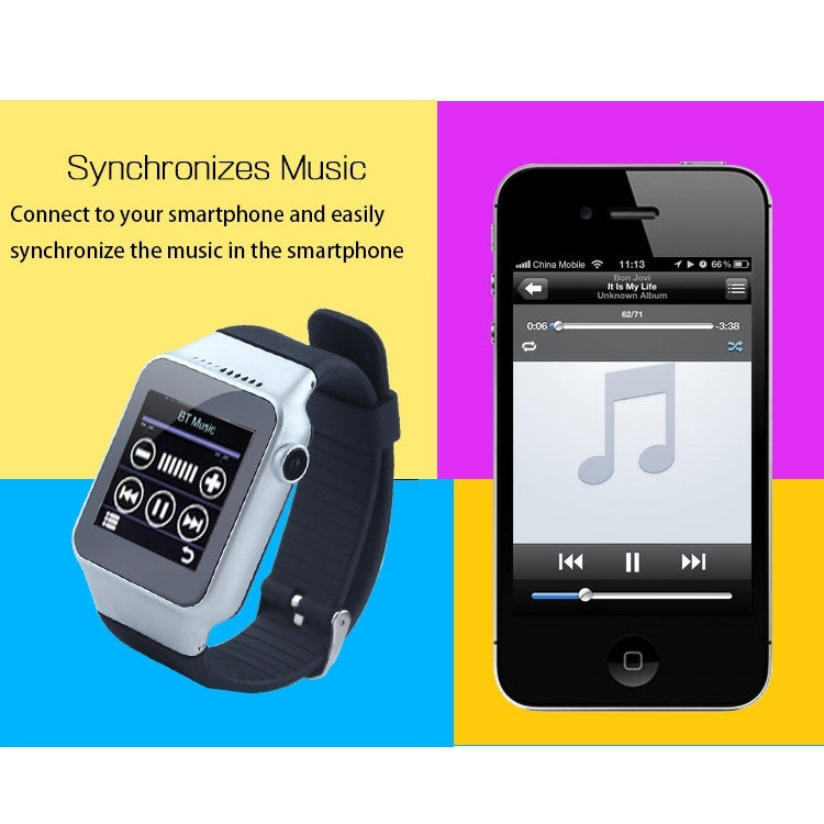 ZGPAX S39 GSM Smart Watch Phone, MTK6260, Anti-lost Function / Remote Camera, Bluetooth / FM Radio, Network: 2G