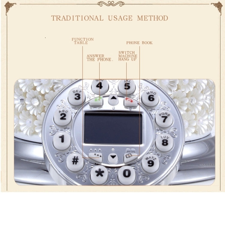 MX Elegant Retro Style Smart Bluetooth Telephone, MTK6260A 1.2GHz CPU