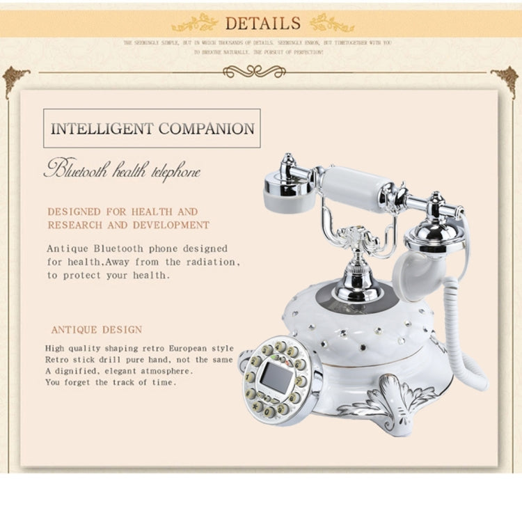 MLY Elegant Retro Style Smart Bluetooth Telephone, MTK6260A 1.2GHz CPU