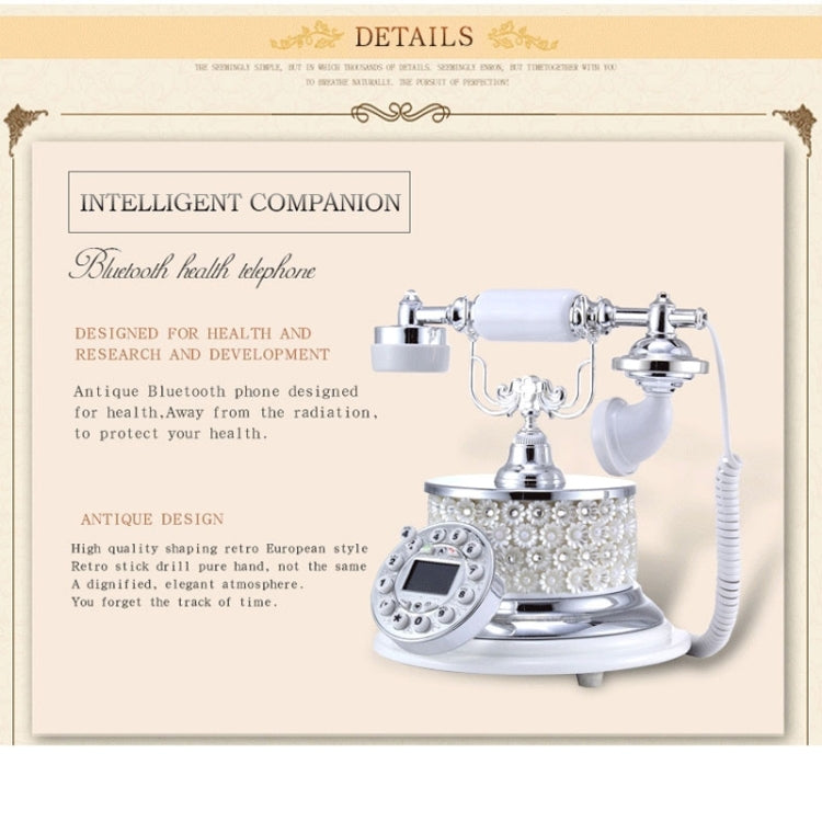 MLYA Elegant Retro Style Smart Bluetooth Telephone, MTK6260A 1.2GHz CPU