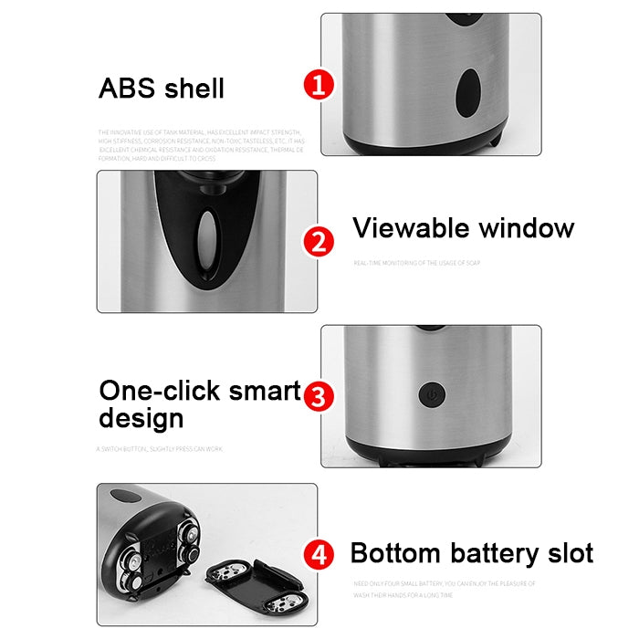 Genie Soap II Stainless Steel Touchless Auto Soap Dispenser(Silver)