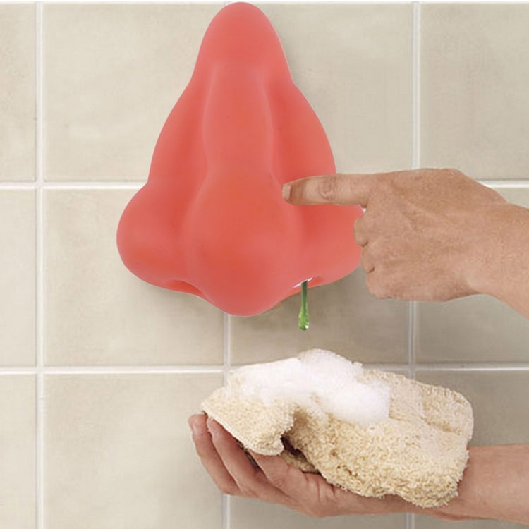 Nose Shaped Shower Gel Dispenser with 3 Suction Cups, Capacity: 280mL