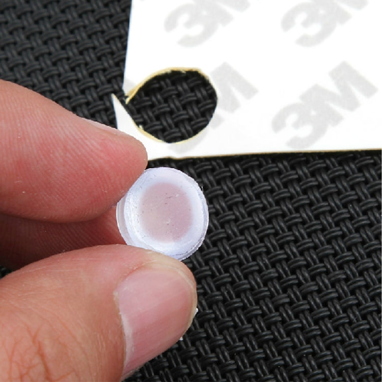 24pcs Transparent Silicone Shock Absorber Soft Cushion for Closestool(Transparent)