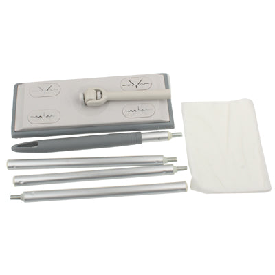 Super Magic Sweeper Dry & Wet Mop with 5 Wiper Sheets(Grey)