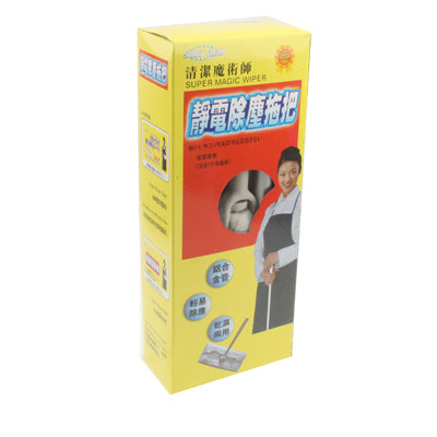 Super Magic Sweeper Dry & Wet Mop with 5 Wiper Sheets(Grey)