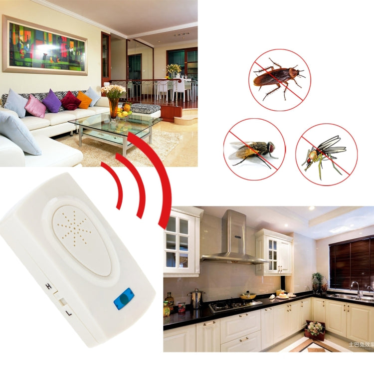 Electronic Helminthes Machine Repellent Mosquitoes Pest, Usefulness Area: 50-80 Square Meters, EU Plug(White)