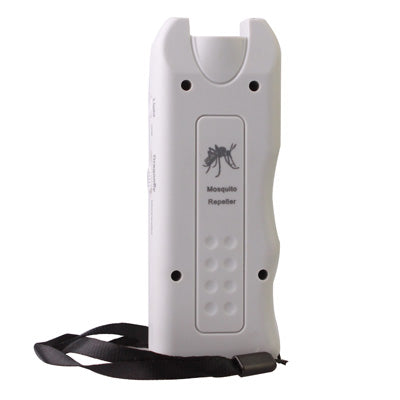 Ultrasonic Mosquito Repeller with 2 Flashlights(White)
