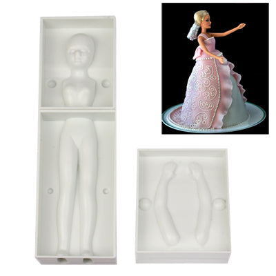 Human Body Woman Shaped Fondant Cake Tools Sugar Mould Tool