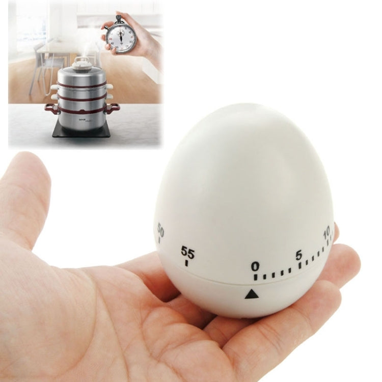 Egg Shape Kitchen Countdown Timer(White)