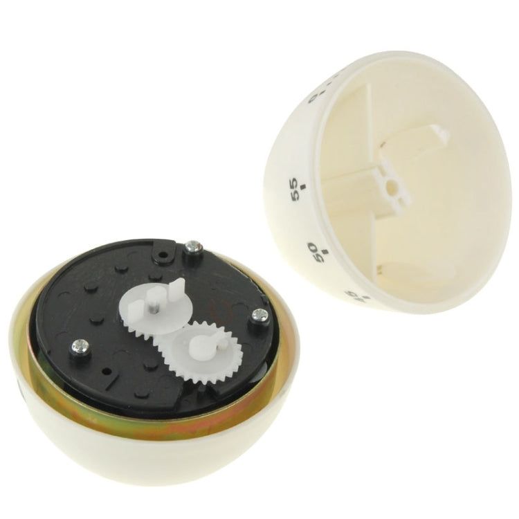 Egg Shape Kitchen Countdown Timer(White)