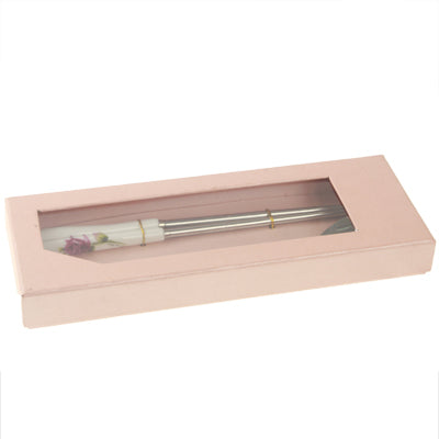 Ceramic Handle Stainless Steel Spoon + Chopsticks Set