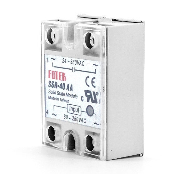 SSR-40AA AC 24-380V Solid State Relay for PID Temperature Controller