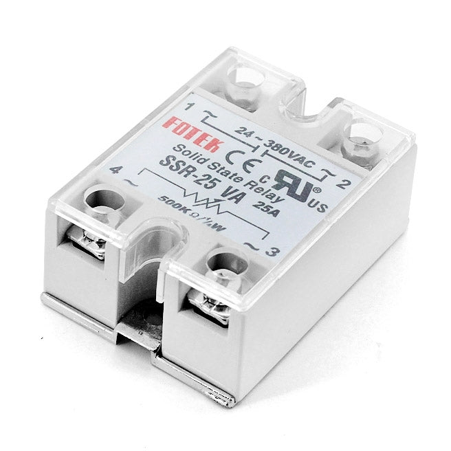 SSR-25VA AC 24-380V Solid State Relay for PID Temperature Controller