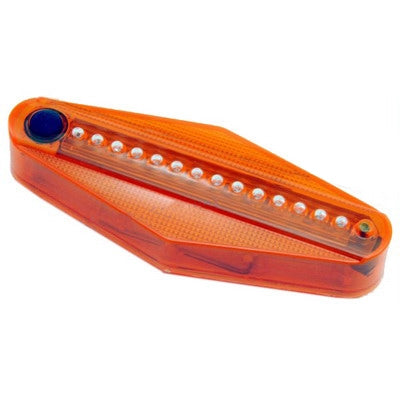 Bike Bicycle Wheel Spoke 14 LED Blue Light 40 Patterns(Orange)