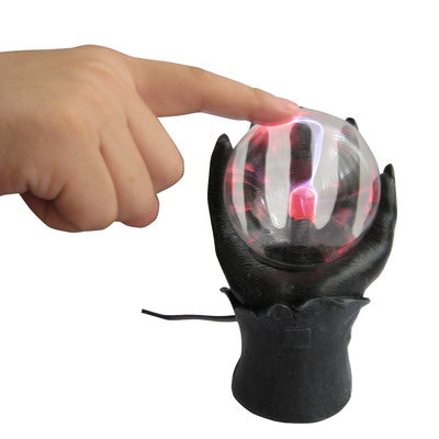Plasma Ball in an Evil Hand (220V AC)(Black)
