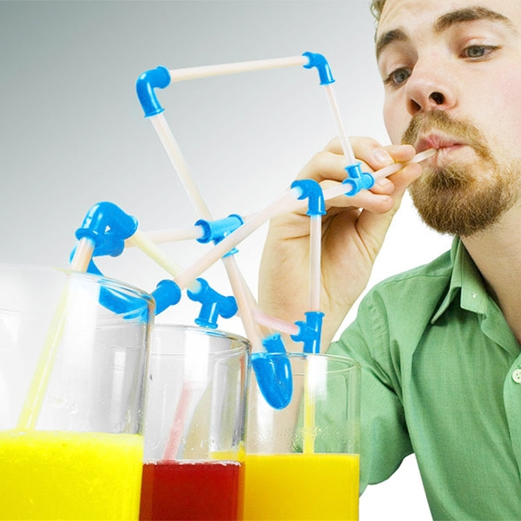 DIY Crazy Fun Drinking Straw Set (30 Parts)