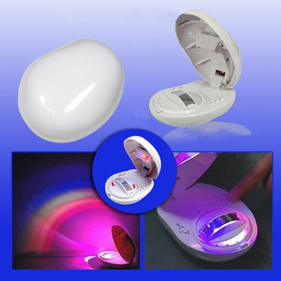 Room Romantic Rainbow Projector LED Night Lights Lamp(White)