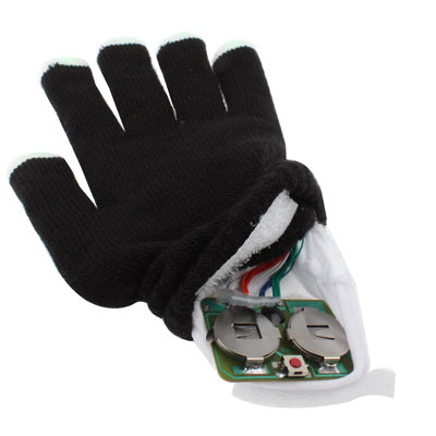 2 x 6-Mode Multi-Color LED Party Gloves