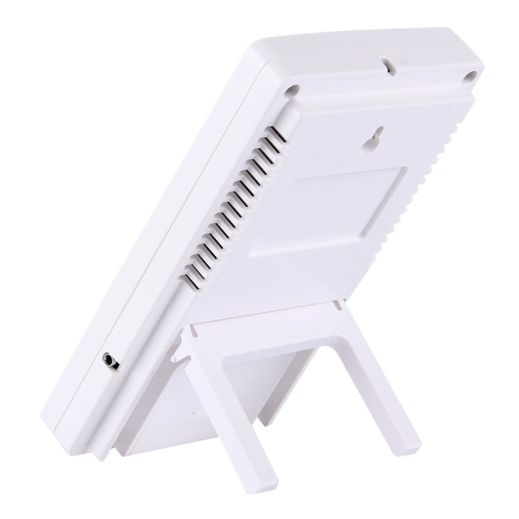 KT-903 Super Large LCD Digital Thermo-Humidity Meter with Clock & Calendar & Alarm Function(White)