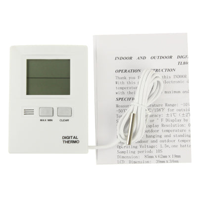Indoor Digital Thermometer with Hygrometer, Measuring Temperature Range: -10â„ƒ~70â„ƒ