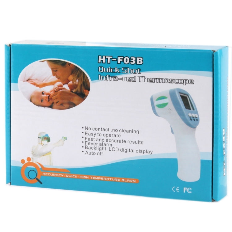 Quick Shot Forehead Temperature Type Infrared Thermometer HT-F03B