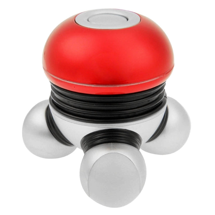 Mini Body Neck Shoulder Back Massager with Multicolor Flash Lights(Red)