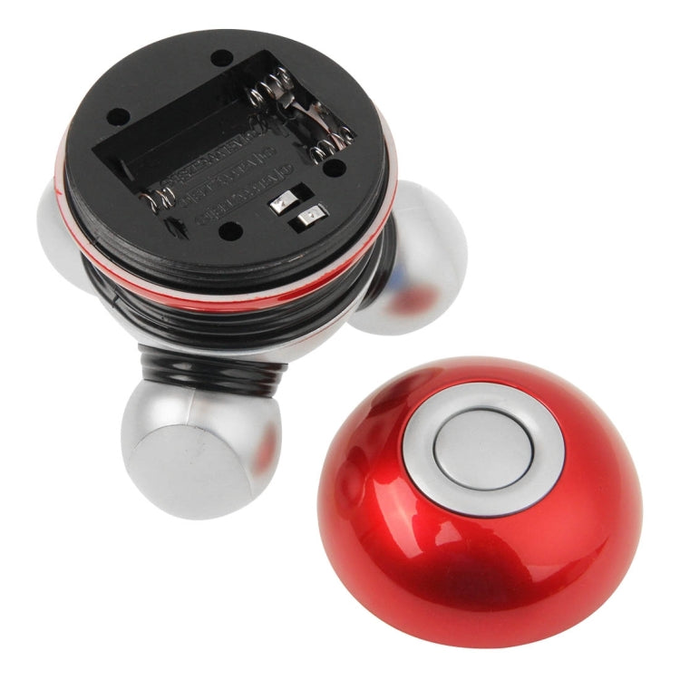 Mini Body Neck Shoulder Back Massager with Multicolor Flash Lights(Red)