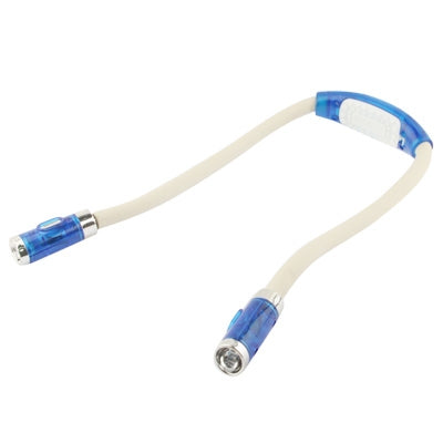 4 LED Hug light Adjustable reading Book light Lamp(Blue)