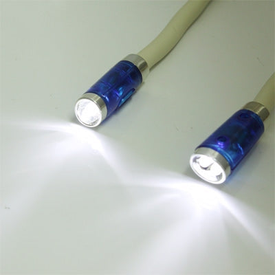 4 LED Hug light Adjustable reading Book light Lamp(Blue)