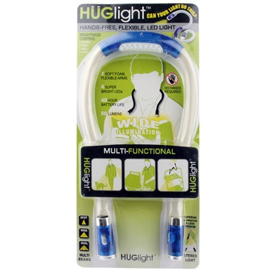 4 LED Hug light Adjustable reading Book light Lamp(Blue)