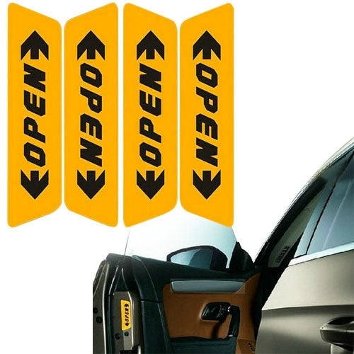 OPEN Pattern Safety Warning Car Sticker