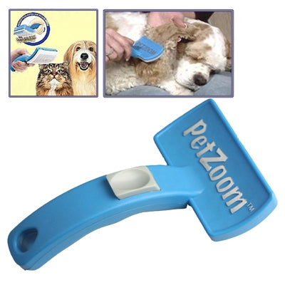PetZoom Self Cleaning Grooming Brush for Dog & Cat