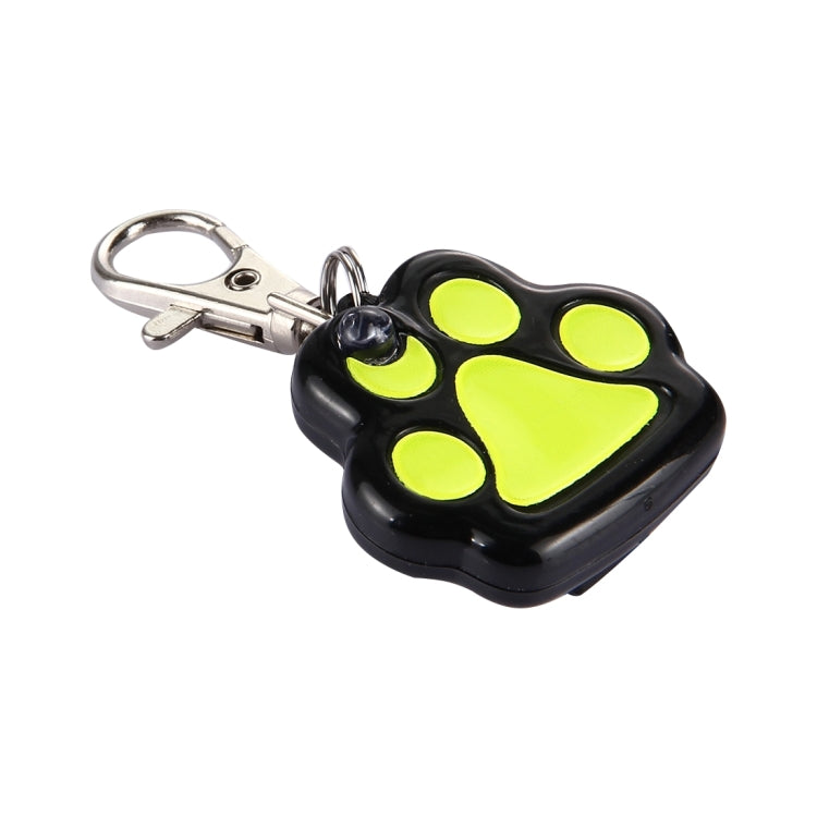 Colorful LED Dog Paw Style Pet Safety Flash Pendant