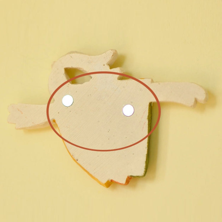 6 PCS European Countryside Style Rabbit Fridge Magnet Cartoon Hare Resin Magnet