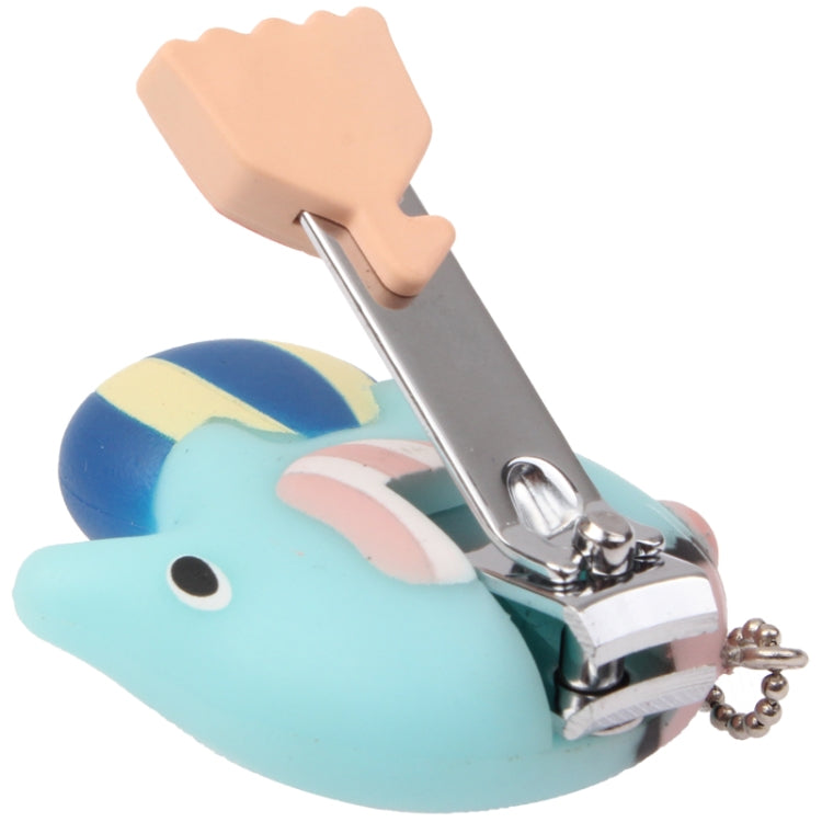 Lovely Elephant Style Nail Clipper Flat-nose Pliers (Blue)