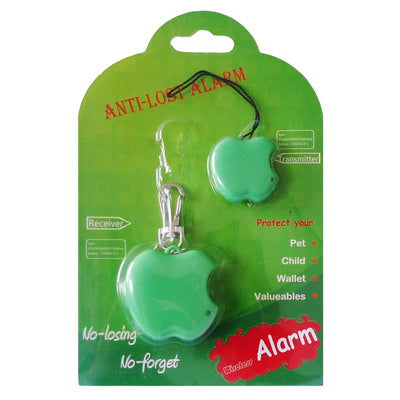 Apple Shaped Electronic Anti-lost Personal Reminder Alarm, Set distance:0~25m(Green)