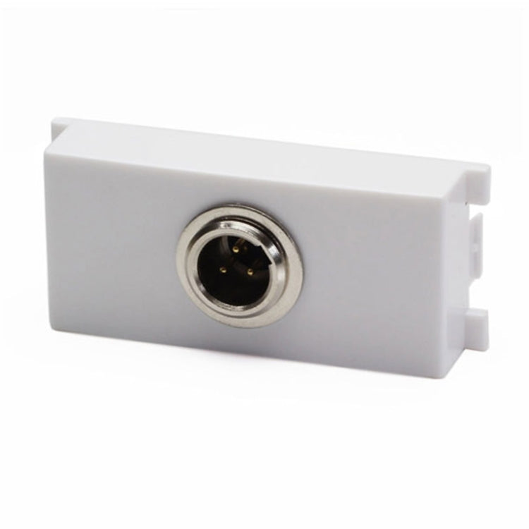 Welding Wall Plate Insert - 3 Pin XLR Male Connector (K86-903)